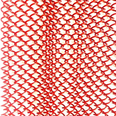 Zindywidualizowana draperia metalowa 1,1 kg/m2 Waga i wielkość otworu dostosowane do wydajności