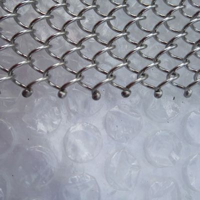 00,5-2 mm grubość Brązowe zwoje metalowe do kurtyny okrągłego okna
