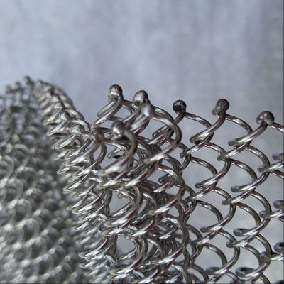 00,5-2 mm grubość Brązowe zwoje metalowe do kurtyny okrągłego okna