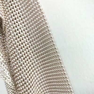 elastyczna aluminiowa metalowa siatka sekwencyjna metalowa tkanina łańcuchowa korespondencyjna tkanina zasłona