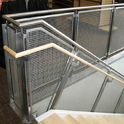 Architektoniczna siatka z włókien włókienniczych metalowych jako balustrada może być wykorzystywana jako bezpieczeństwo wewnętrzne i zewnętrzne