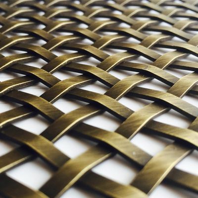 Wysokiej jakości dekoracyjna siatka metalowa do drzwi szaf oferująca doskonałą cyrkulację powietrza