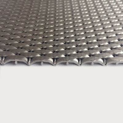 2-6mm srebrne metaliczne siatki z stali nierdzewnej Dekoracyjne siatki z drutu do nowoczesnych drzwi szaf