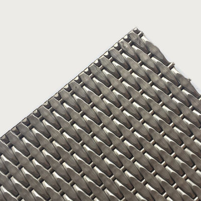 2-6mm srebrne metaliczne siatki z stali nierdzewnej Dekoracyjne siatki z drutu do nowoczesnych drzwi szaf