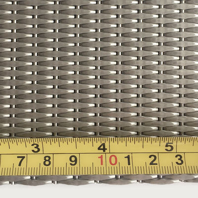2-6mm srebrne metaliczne siatki z stali nierdzewnej Dekoracyjne siatki z drutu do nowoczesnych drzwi szaf