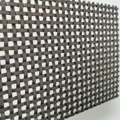 Grille z sieci z włókien włókienniczych dekoracyjnych ze stali nierdzewnej do celów architektonicznych