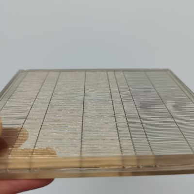 Wysoka wytrzymałość na rozciąganie wytrzymałość dekoracyjna siatka drukowa szkło laminowane odporność na ogień A1