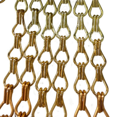 Łatwa instalacja Custom Chain Link Aluminium Chain Fly Screen Idealny do dostosowania wzorów zasłon