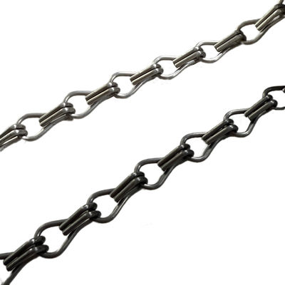 Zastosowalna aluminiowa łańcucha fly screen z odległością łańcucha 24 mm i szybami akcesoriami i innymi osprzętami