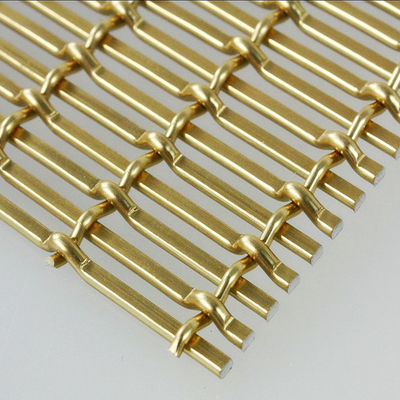 1.5mm/2mm Warp Diameter Wire Mesh z 45,7% powierzchni otwarcia dla przemysłowych ciężkich zadań
