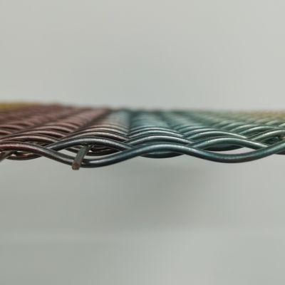 18 mm Warp Pitch Aluminium Dekoracyjne siatki drukowane do drzwi szaf