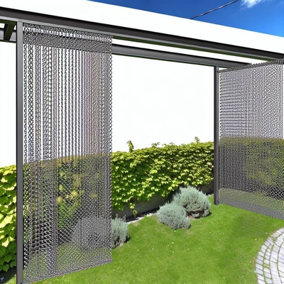 Dekoracyjna aluminiowa kurtyna łańcuchowa do projektowania ogrodu i krajobrazu