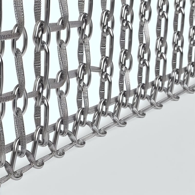 Dekoracyjne łańcuchy do zasłon z aluminiowej siatki drucianej - Indywidualny projekt i trwałość