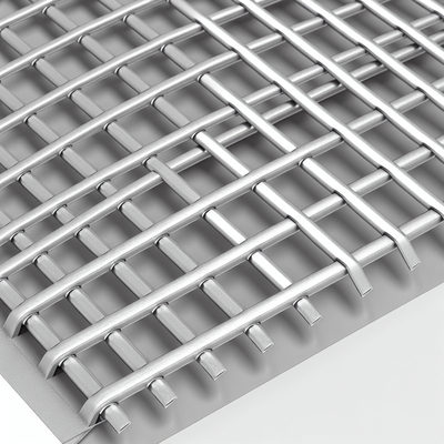 0,035 KG/M Architektoniczna siatka tkana z drutu ze stopu aluminium anodowanego