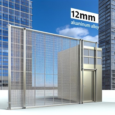 12mm Aluminiowa Architektoniczna siatka zasłona dla fasad budynku