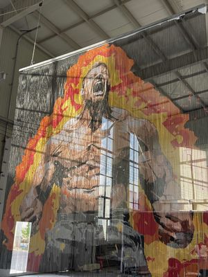 Kreatywna, dekoracyjna aluminiowa kurtyna łańcuchowa do mebli i instalacji artystycznych, ognioodporna, konfigurowalna konstrukcja z metalowej siatki