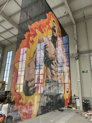 Wytrzymały i trwały metalowy łańcuszek na muchy, owady, moskitiera drzwiowa do drzwi