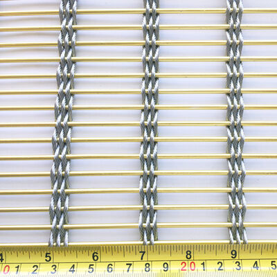 Customizable Opening Size Stainless Steel Architectural Mesh Max Length 5m Suitable for Animal Enclosure and Building Facades