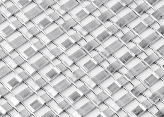 Zwykły tkany metalowy ekran ze stali nierdzewnej do architektonicznej siatki drucianej