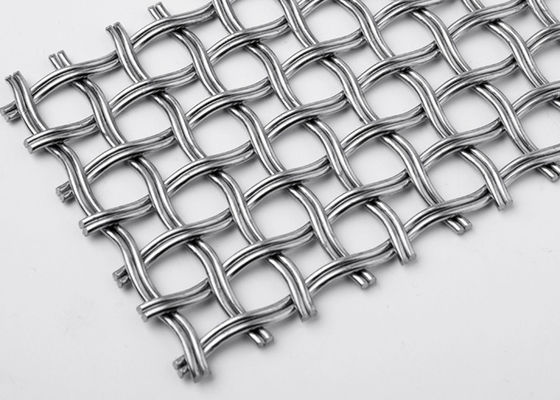 Siatka metalowa ze stali nierdzewnej o gładkim splocie do architektonicznej siatki drucianej