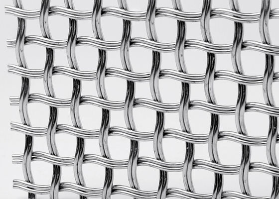 Siatka metalowa ze stali nierdzewnej o gładkim splocie do architektonicznej siatki drucianej