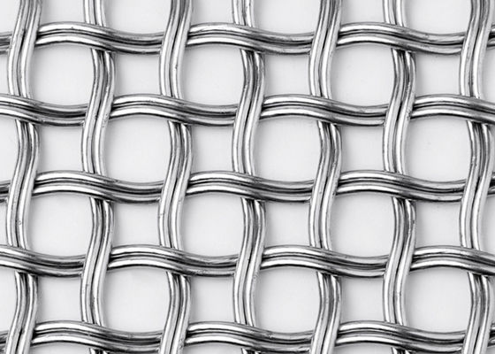 Siatka metalowa ze stali nierdzewnej o gładkim splocie do architektonicznej siatki drucianej