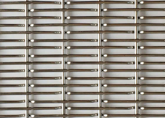 SS Plain Tkany metalowy ozdobny ekran partycyjny do architektonicznej siatki drucianej