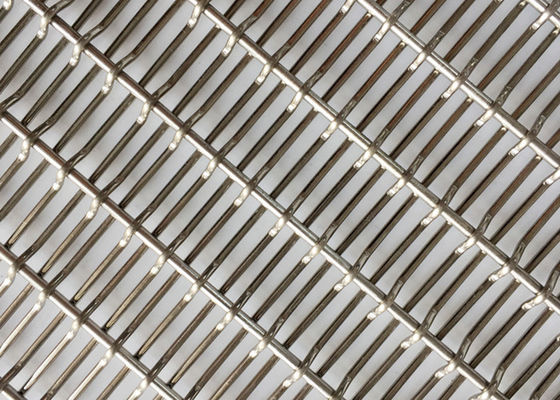 SS Plain Tkany metalowy ozdobny ekran partycyjny do architektonicznej siatki drucianej