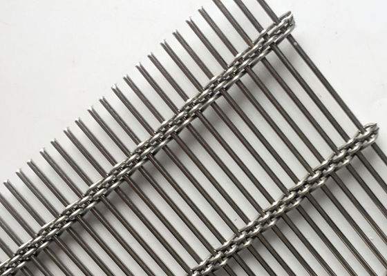 SS Natural Color Plain Weave Metalowe szafki i schody dekoracyjne do architektonicznej siatki drucianej