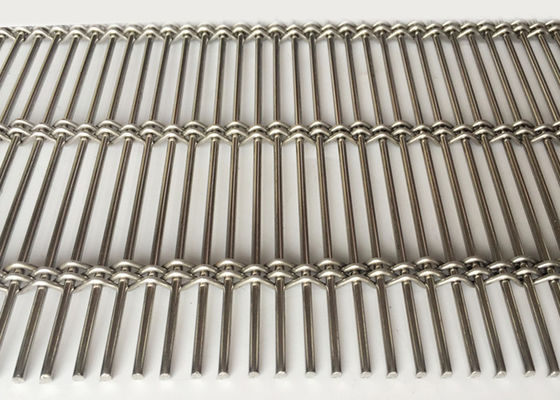 SS Natural Color Plain Weave Metalowe szafki i schody dekoracyjne do architektonicznej siatki drucianej