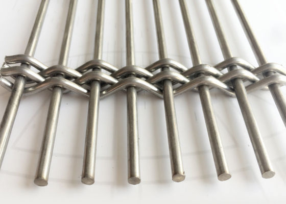 SS 316 Plain Weave Metalowe meble wewnętrzne Dekoracyjne do architektonicznej siatki drucianej
