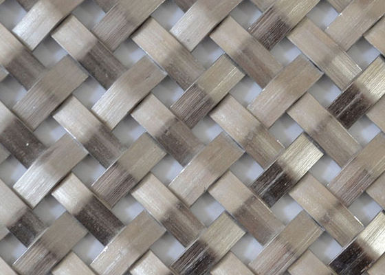SHUOLONG Architektoniczna tkana siatka druciana XY 712X Płaskie metalowe panele siatkowe ognioodporne