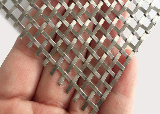 1,8 mm półokrągły dekoracyjny ekran z siatki metalowej dla systemu Windows 3,36 kg / m2