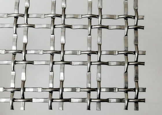 Zagniatana architektoniczna siatka druciana SS 3,3 mm do szafek