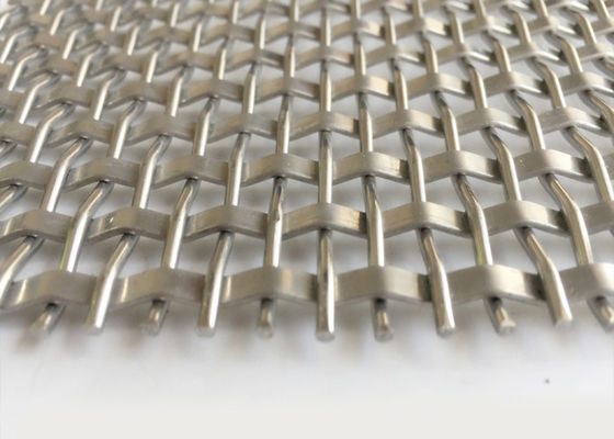 Naturalny kolor Weave Architectural Metal Mesh Do dekoracyjnej sieci drutowej Panel