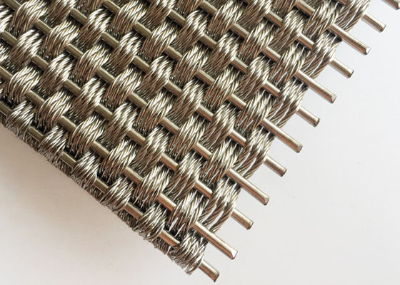 Zaciśnięta 5,5 mm dekoracyjna architektoniczna siatka druciana antykorozyjna