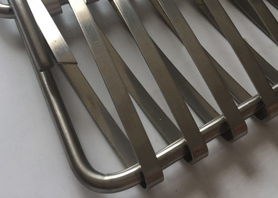 Splot aluminiowy 36m Spiralna siatka druciana Gładka okładzina z tkaniny 36% szczeliny