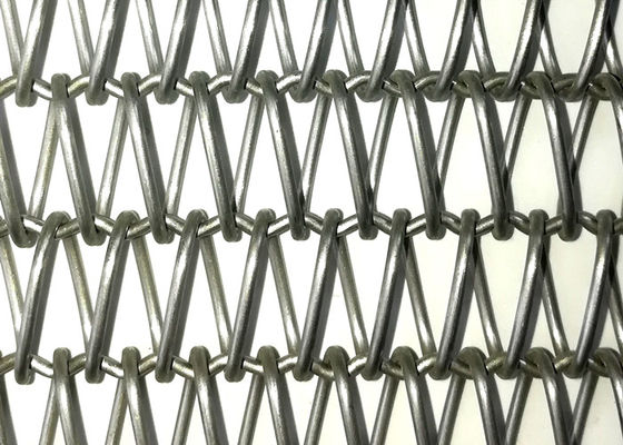 Wszechstronna dekoracja fasady metalowej sieci spiralnej dla przemysłu