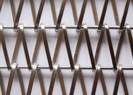 6mm dzielnik z siatki spiralnej, okładzina ścienna, tkanina z siatki metalowej