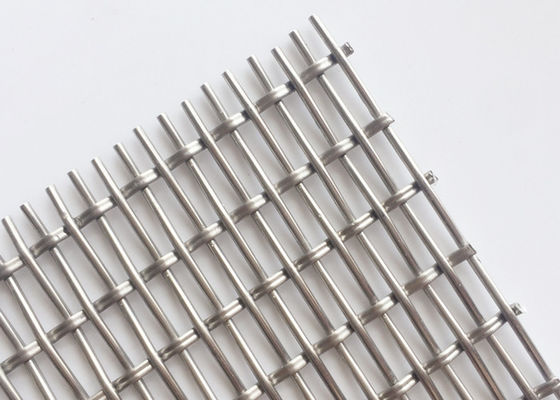 4,2 mm Knitting Lock Crimp Wire Mesh Szafka Dekoracyjne ścianki działowe Fasada