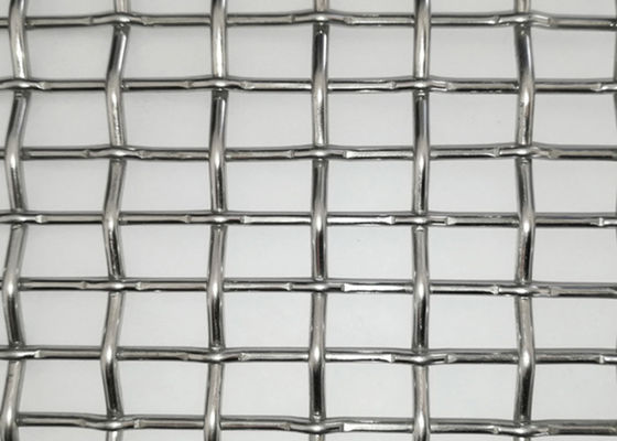 SHUOLONG Weave Flat Top Lock Crimp Wire Mesh Panele drzwiowe Odporność na ciepło