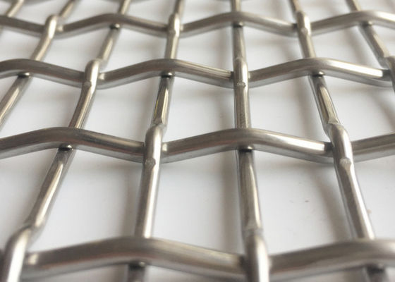 SHUOLONG Weave Flat Top Lock Crimp Wire Mesh Panele drzwiowe Odporność na ciepło