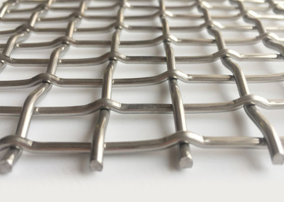 SHUOLONG Weave Flat Top Lock Crimp Wire Mesh Panele drzwiowe Odporność na ciepło