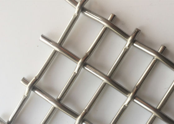 SHUOLONG Weave Flat Top Lock Crimp Wire Mesh Panele drzwiowe Odporność na ciepło