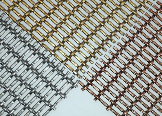 SHUOLONG 3,2 mm architektoniczne metalowe ekrany Dekoracyjna siatka sufitowa Antishock