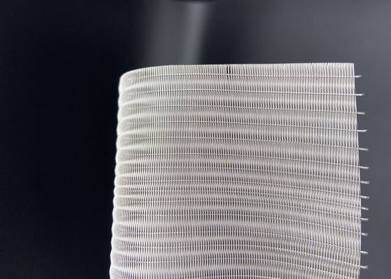 Siatka wewnętrzna z siatki drucianej Eco Silver ze stali nierdzewnej 0,6 mm 0% obszaru otwarcia