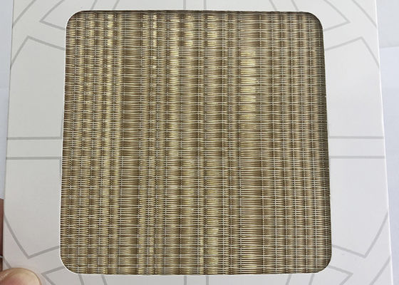 OEM 100m Gold Copper Wire Mesh Screen Odporny na promieniowanie UV