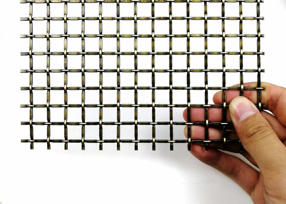 316 Dekoracyjne metalowe siatki ze stali nierdzewnej 2 &#39;X2 &#39;&#39; Długość 8 stóp