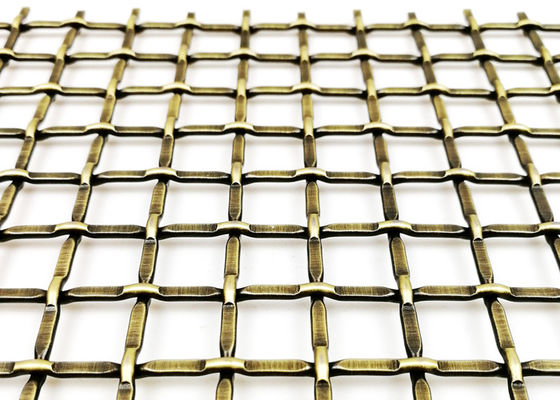 316 Dekoracyjne metalowe siatki ze stali nierdzewnej 2 &#39;X2 &#39;&#39; Długość 8 stóp