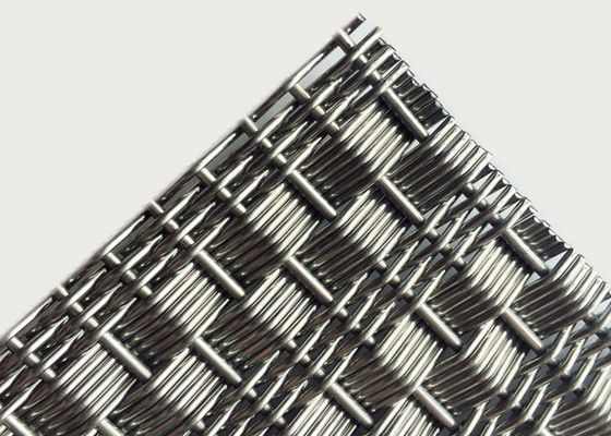Tkana architektoniczna siatka dekoracyjna ze stali nierdzewnej SGS o grubości 4,5 mm